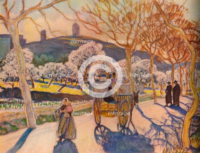 'Sunlight and Almond Blossom, Ibiza', 1936. Creator: Kitty Clausen.