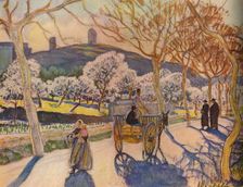 Sunlight and Almond Blossom, Ibiza 1936. Creator: Kitty Clausen