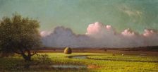 Sunlight and Shadow: The Newbury Marshes, c. 1871/1875. Creator: Martin Johnson Heade