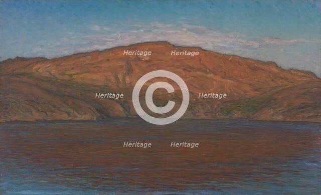 Sunlight on the rock , 1904. Creator: Karl Nordström.