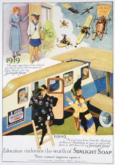 Sunlight soap advert, 1919