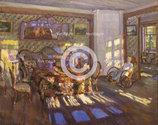Sunlight through coloured Glass Windows, 1916. Artist: Vinogradov, Sergei Arsenyevich (1869-1938)