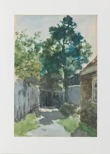 Sunny courtyard, 1834-1903. Creator: Jan Hendrik Weissenbruch