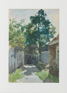 Sunny courtyard, 1834-1903. Creator: Jan Hendrik Weissenbruch