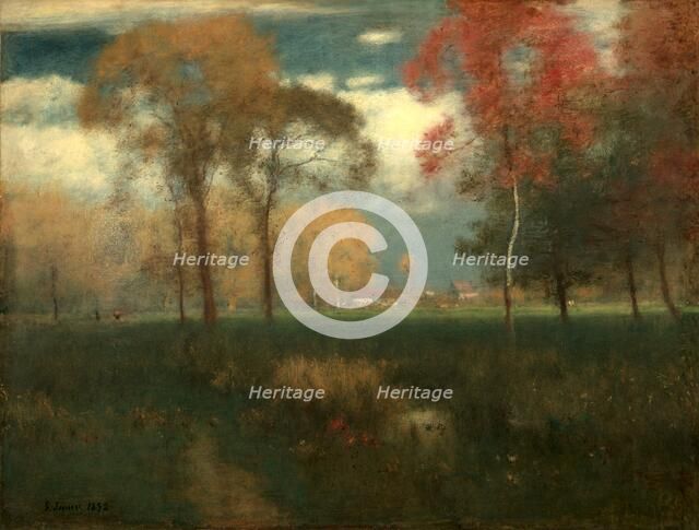 Sunny Autumn Day, 1892. Creator: George Inness (American, 1825-1894).