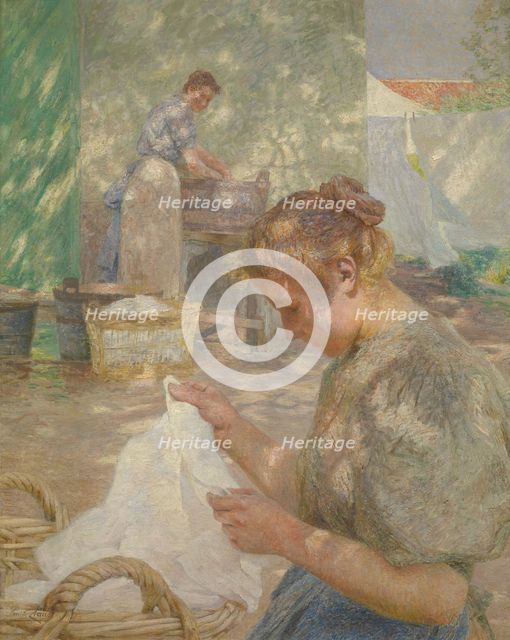 Sunny Day, 1899. Creator: Emile Claus.