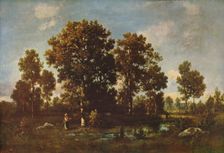 Sunny Days in the Forest c1850, (c1915). Artist: Narcisse Virgile Diaz de la Pena