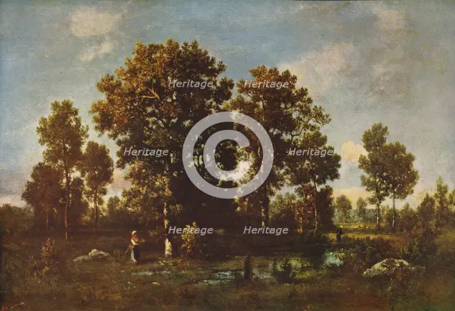 'Sunny Days in the Forest', c1850, (c1915). Artist: Narcisse Virgile Diaz de la Pena.