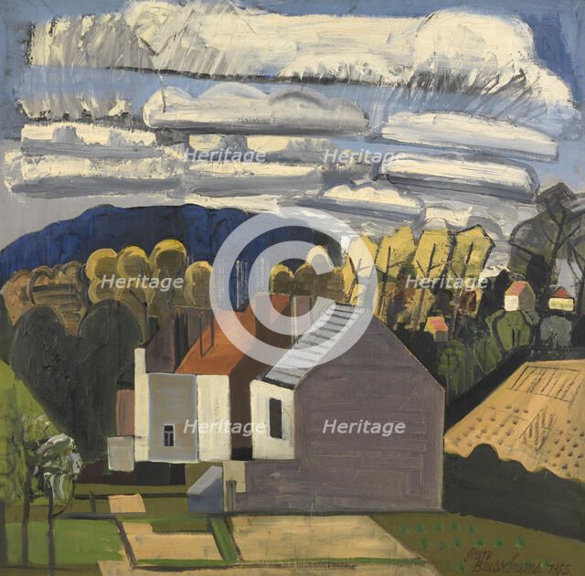 Sunny Landscape, 1933. Creator: Jean Brusselmans.