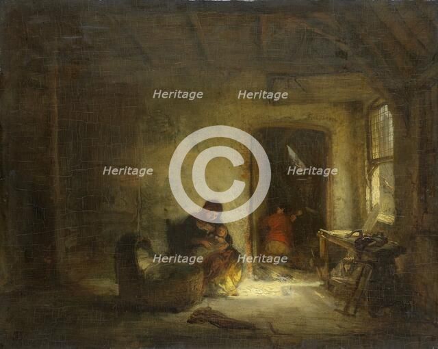 Sunny Room, 1830-1893. Creator: Eugene Francois de Block.