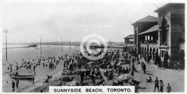 Sunnyside Beach, Toronto, Canada, c1920s. Artist: Unknown