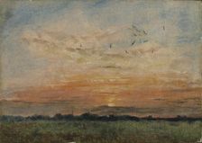 Sunset 1796-1837. Artist: John Constable