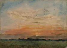 Sunset 1796-1837. Creator: John Constable