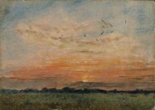 Sunset 1796-1837. Creator: John Constable