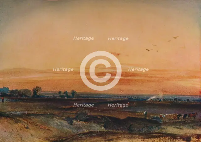 'Sunset', 1826. Artist: Richard Parkes Bonington.