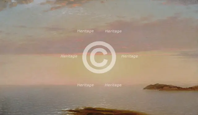 Sunset, 1872. Creator: John Frederick Kensett.