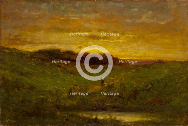 Sunset, 1883. Creator: Edward Mitchell Bannister.