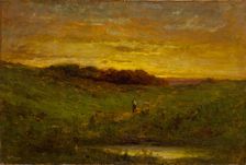 Sunset, 1883. Creator: Edward Mitchell Bannister