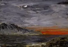 Sunset, 1892. Creator: August Strindberg
