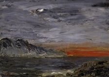 Sunset, 1892. Creator: August Strindberg