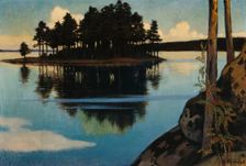 Sunset, 1898. Creator: Vaino Blomstedt
