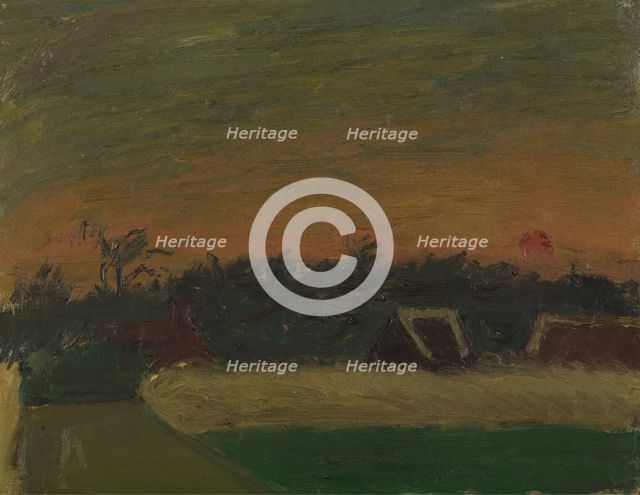 Sunset, 1942. Creator: Gustave De Smet.