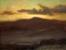 Sunset, Mount McIntyre, 1907. Creator: James Henry Moser