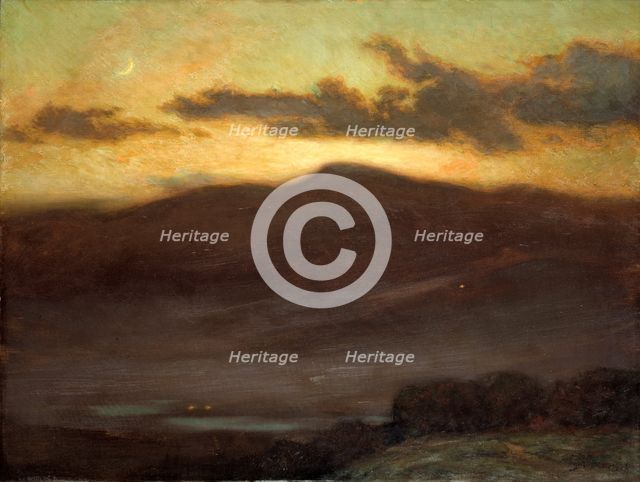 Sunset, Mount McIntyre, 1907. Creator: James Henry Moser.