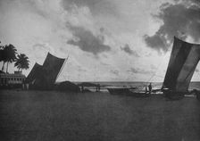 Sunset, Mount Lavinia Sea Shore c1890, (1910). Artist: Alfred William Amandus Plate