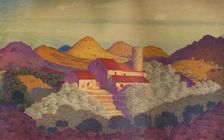 Sunset near Colliure c20th century. Artist: Derwent Lees