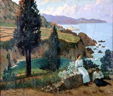 Sunset oil by Joan Llimona