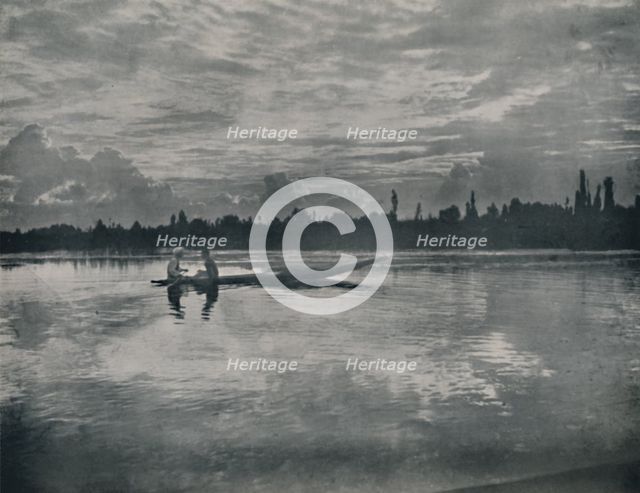 'Sunset on the Dal Lake, Kashmir', 1936. Creator: Unknown.