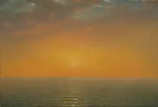 Sunset on the Sea, 1872. Creator: John Frederick Kensett