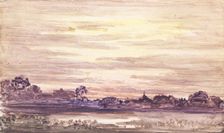 Sunset after Storm, ca. 1900. Creator: Otto Gaertner