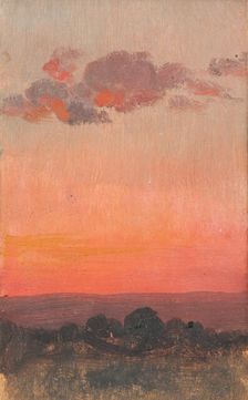 Sunset, between 1904-1908. Creator: Jan Stanislawski