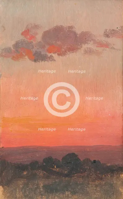 Sunset, between 1904-1908. Creator: Jan Stanislawski.