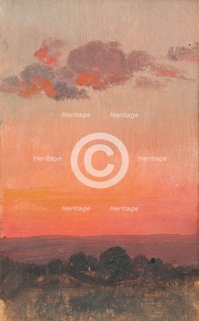 Sunset, between 1904-1908. Creator: Jan Stanislawski.