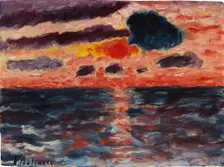 Sunset, Borkum, 1928. Creator: Javlensky, Alexei, von (1864-1941)