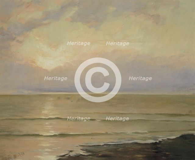 Sunset, c1900. Creator: Antonio Muñoz Degrain.