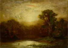 Sunset, ca. 1875-1880. Creator: Edward Mitchell Bannister