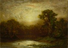 Sunset, ca. 1875-1880. Creator: Edward Mitchell Bannister