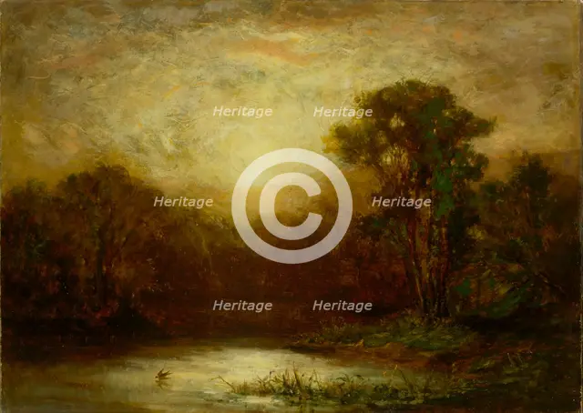 Sunset, ca. 1875-1880. Creator: Edward Mitchell Bannister.
