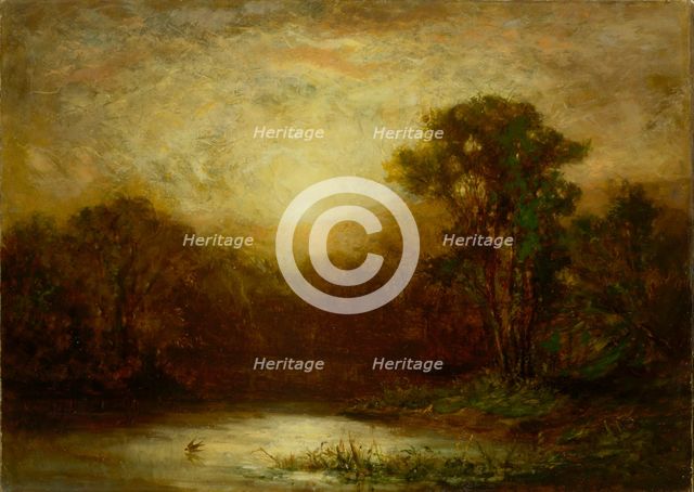 Sunset, ca. 1875-1880. Creator: Edward Mitchell Bannister.