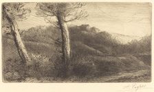 Sunset (Coucher du soleil). Creator: Alphonse Legros