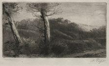 Sunset. Creator: Alphonse Legros (French, 1837-1911)