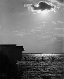 Sunset from South Battery, Charleston, S.C., c1907. Creator: Unknown