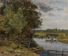 Sunset, Gasny, 1897. Creator: Julia Stigzelius-de Cock