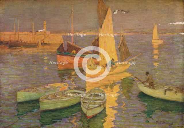 'Sunset Glow, St. Ives', 1925. Artist: Terrick Williams.