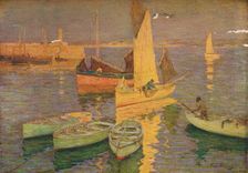 Sunset Glow, St. Ives 1925. Artist: Terrick Williams