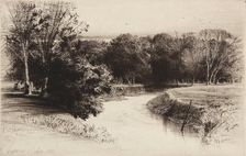 Sunset in Ireland, 1863. Creator: Francis Seymour Haden